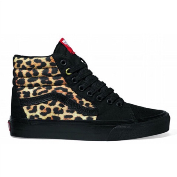 vans sk8 hi leopard